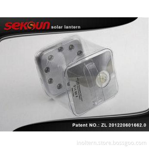 Waterproof PVC Emergency Square Solar Rechargeable Lantern